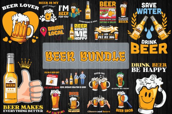 Beer SVG Bundle 20 Designs