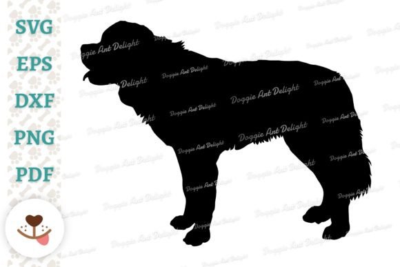 Bernhardiner St Bernard Dog Silhouette