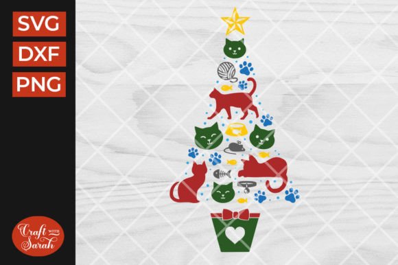 Christmas Cats in SVG