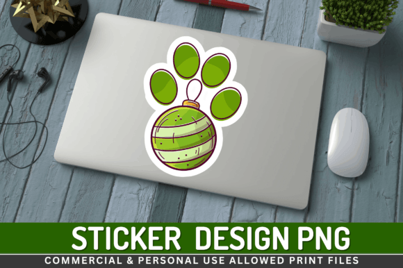 Christmas Dog Clipart Stickers Design