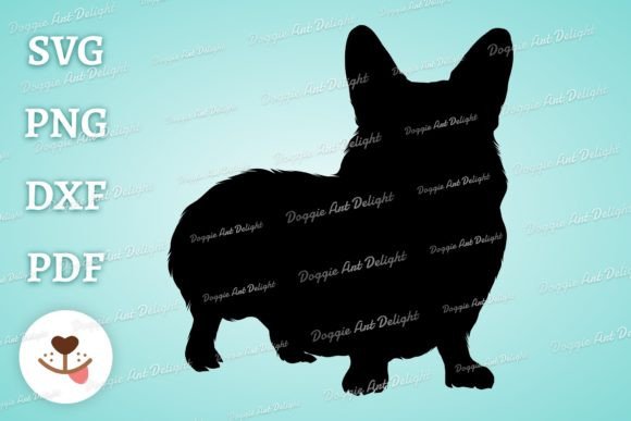 Corgi Silhouette Cricut Svg Png Dxf