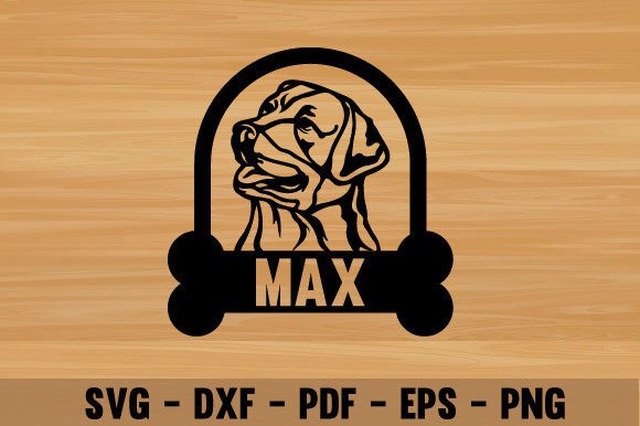 Dog Laser Cut File Metal Wall Art