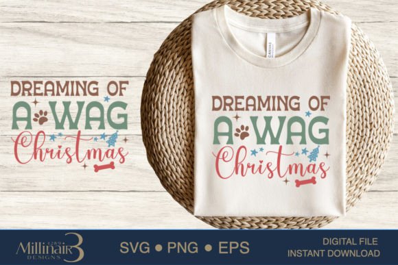 Dreaming of a Wag Christmas Dog Saying
