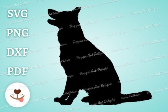German Shepherd Silhouette Cricut Svg