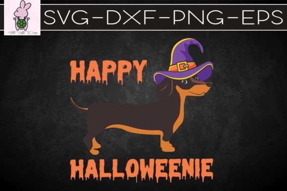 Happy Halloweenie Dachshund Dog