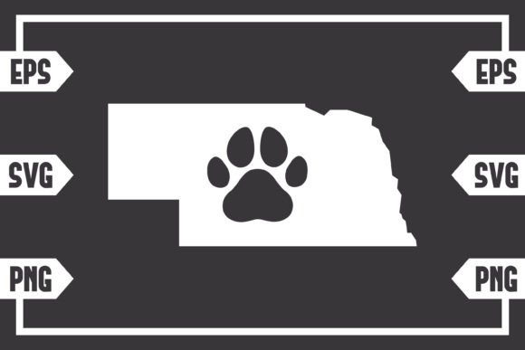 Nebraska - Dog Paw