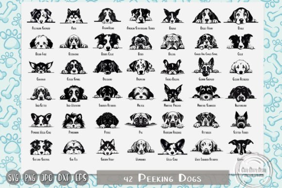 Peeking Dogs